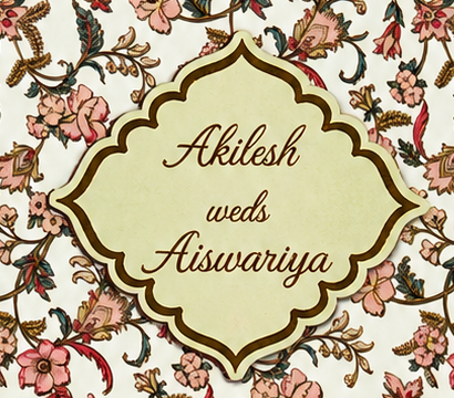 Akilesh weds Aiswariya Royal Medallion