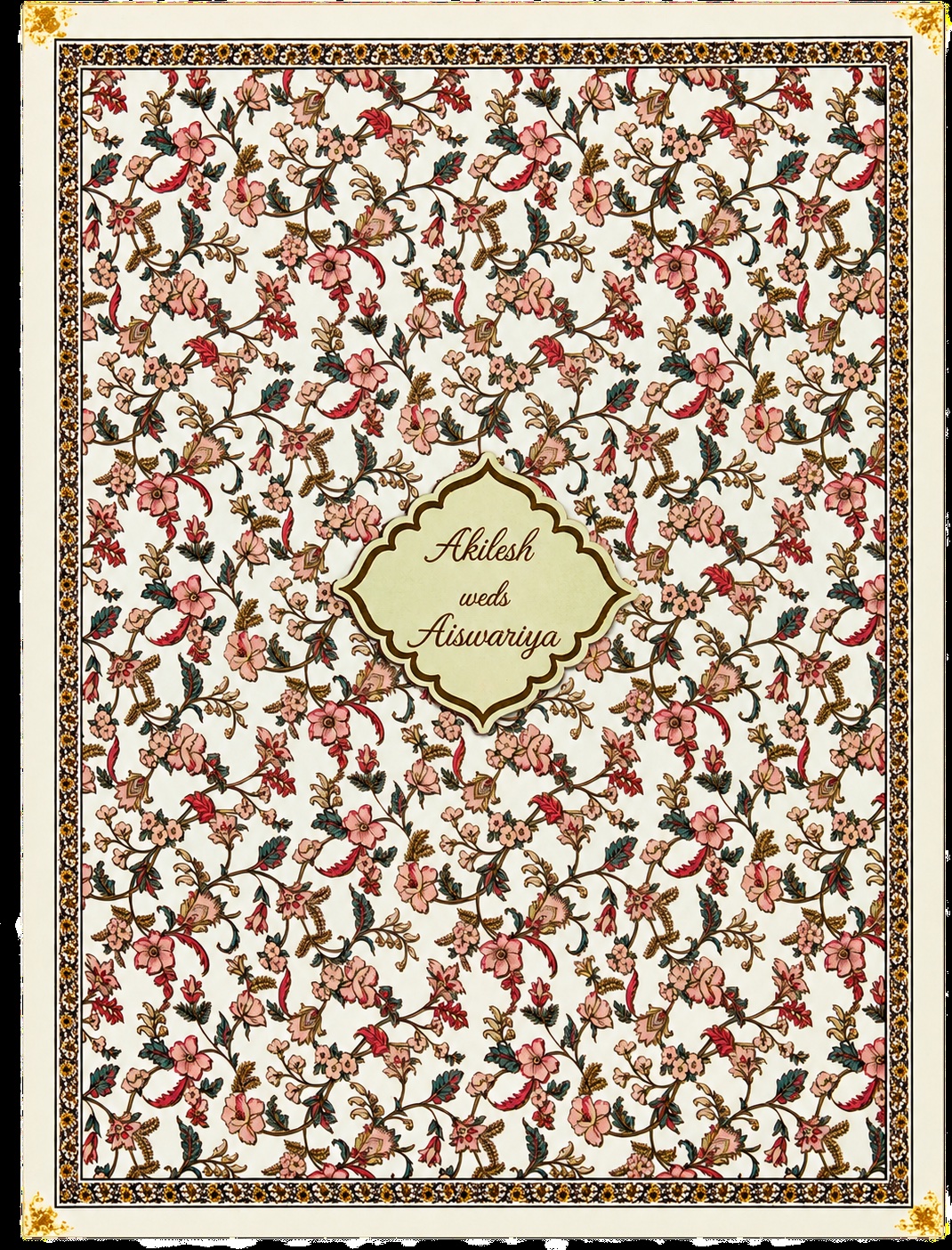 Card Page 1 - Front Cover Medallion