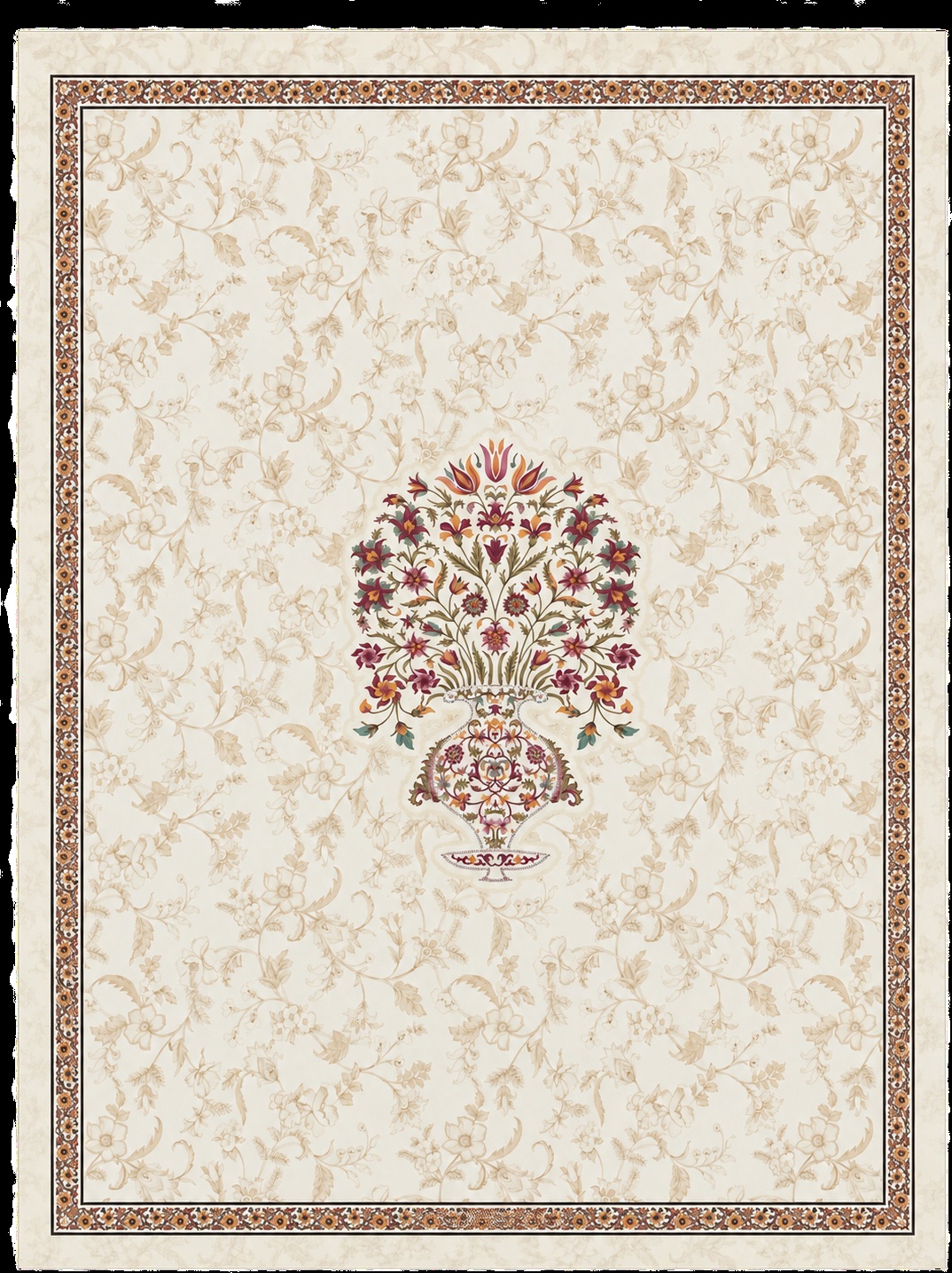 Card Page 2 - Flower Vase Motif